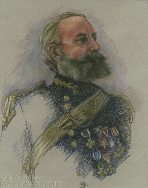 General Adolphus Greely, pastel study